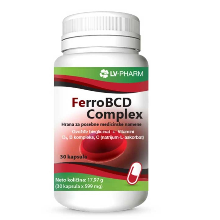 Ferro BCD Complex 30 kapsula